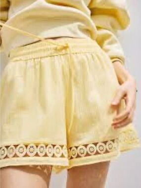 H&M Yellow Shorts